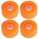 thumbnail image 4 of Ruedas de longboard naranjas de alta densidad de 70 x 42 mm, dureza de 80 A para una conducción suave, juego de reemplazo perfecto para patinetas, 4 of 8