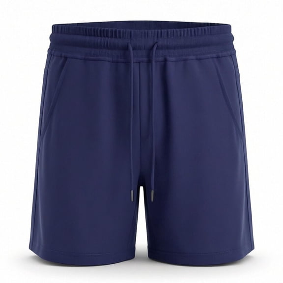 Yaoyar Men's American Style Basketball Shorts Cotton Breathable Mid Length 5 Inch Inseam Active Bottoms