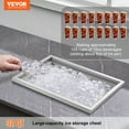 thumbnail image 2 of VEVOR Drop in Ice Chest, 20"L x 14"W x 12"H Stainless Steel Ice Cooler, Commercial Ice Bin with Cover, 40 qt Outdoor Kitchen Ice Bar, Drain-pipe and Drain Plug Included, for Cold Wine Beer, 2 of 9
