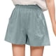 thumbnail image 4 of MKLEKYY Pantalones Cortos Anchos, Casuales, de Cintura Alta, Holgados y Finos para Mujer, 4 of 4