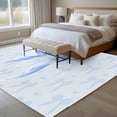 thumbnail image 4 of Cute Bow Area Rugs 8'x10', Washable Small Throw Rugs for Living Room Patio, Blue Bowknot Minimalist Solid Color Indoor Outdoor Rug Non-Slip Low Pile Carpet Runner Reversible Floor Mats, 4 of 8