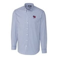 thumbnail image 2 of Men's Cutter & Buck  Blue Buffalo Bisons Big & Tall Easy Care Stretch Gingham Long Sleeve Button-Down Shirt, 2 of 3