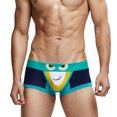 thumbnail image 3 of Aayomet Boxeurs pour Hommes Taille Basse Angle Plat Imprimé Boxeurs Mode Jeunesse Pantalons Plats (BU2, TG), 3 of 5