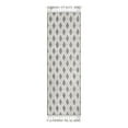 thumbnail image 2 of Unique Loom Arlo Collection Area Rug - Derek (2' x 6' Runner Charcoal/Ivory), 2 of 6