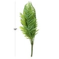 thumbnail image 2 of Mainstays 10" Artificial Plastic Green Alpine Wood Fern Plant Pick, 2 of 5