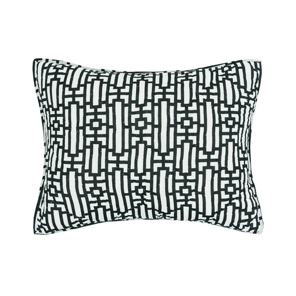 Naya Geometric Cotton Standard Pillow Sham