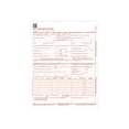 thumbnail image 1 of TOPS Health Insurance Claim Forms for Laser Printer, 8.5 x 11 inches, 500 Sheets per Pack (50126RV), 1 of 2
