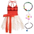 thumbnail image 2 of Niños Oceana Moana Princesa Vestido De Niñas Clásico Maquillaje Fiesta De Halloween Navidad Cumpleaños, 2 of 4