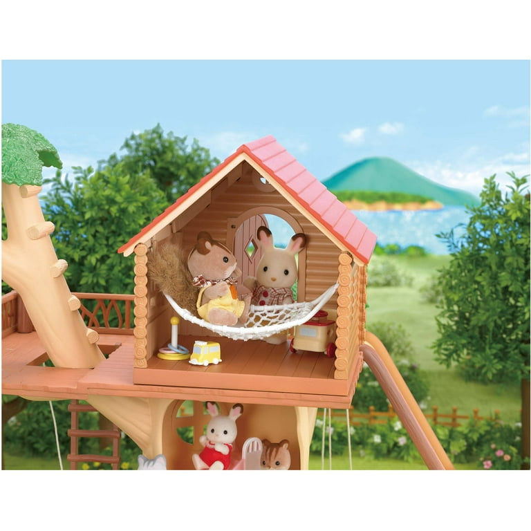 Sylvanian Families Adventure Tree House Gift Set Camping