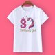 thumbnail image 1 of Camiseta de cumpleaños de unicornio 1-12 Camiseta de cumpleaños Camiseta salvaje Camiseta de fiesta para niñas Ropa con tema de unicornio Regalos para niños Camisetas de moda Camiseta Tan Jianjun unisex, 1 of 2