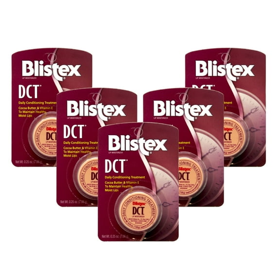 5 Pack Blistex - DCT Daily Conditioning Treatment For Lips 0.25 oz Each