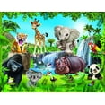 thumbnail image 1 of Animal Club 200 Piece Jungle, a 200-piece Puzzle by Lafayette Puzzle Factory, 1 of 1