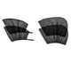 thumbnail image 4 of Riwesomey 1 par de parasoles para coche, ventana delantera/trasera, parasol, red, diseño de malla, negro, parasol para coche, cortina Automoción decorativa y accesorios Negro 110*50mm, 4 of 8