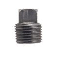 thumbnail image 1 of Enchufe de cabeza cuadrada Billco de acero negro de 3/8 pulgadas MPT (x5), 1 of 1