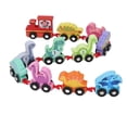 thumbnail image 4 of Dinosaur  Set, Early Childhood Enlightenment Buckle Design Cartoon Cute Dinosaur  Cars With Numbers For Home, 4 of 8
