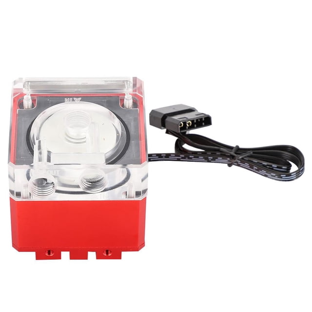 Bomba De Computadora De Disipación De Calor Rápida De 3000 Rpm 800L / H Flujo De 3,5 Metros Cabezal De Bomba Tanque De Bomba De Pc - Rojo Speravity EL006372-00