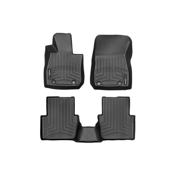 WeatherTech Custom Fit FloorLiners compatible with 2016-2021 Mazda CX-3 - 1st & 2nd Row, Black