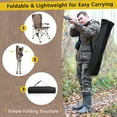 thumbnail image 2 of Resenkos Portable Camping Chair with 400 LBS Metal Frame and Anti-Slip Feet, Camping Chairs for Adult Hiking Fishing Beach, 2 of 8