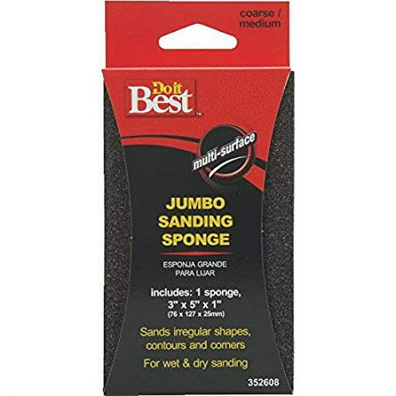 SIM Supply, Inc. 36/80 Sanding Sponge 352608GA