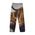 thumbnail image 5 of Goofa Yak Printed Soft Pajama Pants for Men, Wide Leg Comfy Casual Lounge Yoga Pants-X-Large, 5 of 9