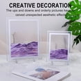 thumbnail image 2 of 3D Moving Sand Art Picture for Desk Decor, 7-Inch Hourglass with Flowing Sand, Acrylic Base for Office and Home, Stress Reliever and Decorative Piece, 25ml Sand, 2 of 5