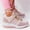 I-Pink, variant on Women Wedge Platform Sport Shoes, Mesh Lace-up Non Sneakers, Breathable Lightweight Casual Walking Athletic Tennis Shoes, Gym Workout Cross Training Running Sneakers Beige 7.5