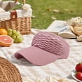 thumbnail image 6 of CSStudio Women's Ponytail Sun Visor Hats, Packable Breathable Summer Visor Caps, Adjustable Lightweight Outdoor Sport Travel Beach Sun Hats, 6 of 7