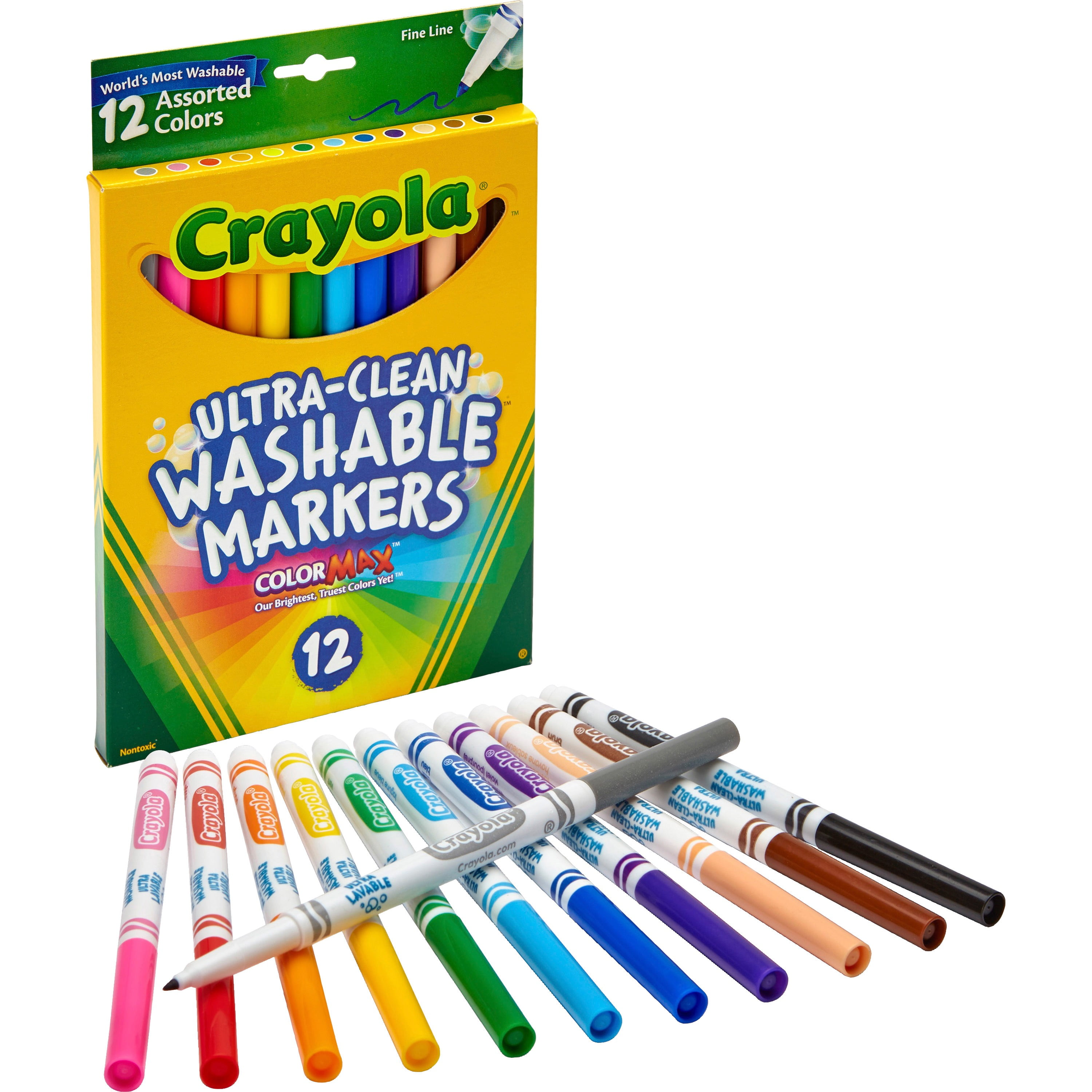 Crayola Colored Pencils, Classic Crayons, and Broad and Fine Tip