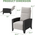 thumbnail image 2 of Outdoor Reclining Chair Reclining Patio Chair with Adjustable Backrest and Footrest All-Weather Wicker Chaise Lounge Chair, Air Pump 150° Lay Flat Reclining Chair,for Pool Deck,Light Grey, 2 of 9