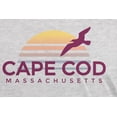 thumbnail image 2 of Old Glory Mens Beach Sun Cape Cod Massachusetts Short Sleeve Graphic T Shirt, 2 of 6