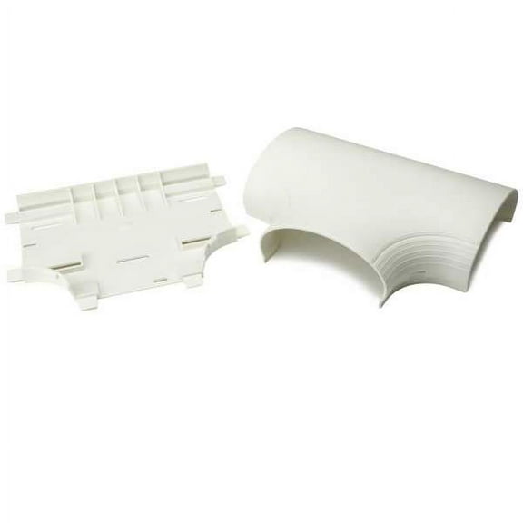 MCRFW-TE - InfoStream Multi-Channel Raceway Tee Fitting PVC Off. Wht (1 EA)