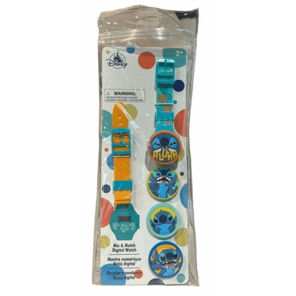 Disney Parks Stitch Aloha Mix & Match Digital Watch Lilo & Stitch New With Tag