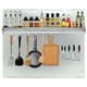 thumbnail image 1 of Qinaqin Commercial Stainless Steel Range Backsplash con Estante de Almacenamiento & Knife Racks – cm Anchoall Mount Alturaeat Resistant Easy Clean Pre- Profundidadrilled Install, 1 of 7