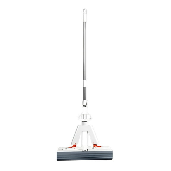 Jubipavy Sponge Rubber Cotton Mop For Household Cleaning New Water Absorbing Folding Floor Mop Without Hand Washing Home Saving