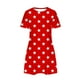 thumbnail image 5 of Vestidos de Verano de Mujer Cuello Redondo Manga Corta Impreso, Ligero Y Cómodo Vestidos Casuales para Mujeres, 5 of 8