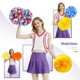 thumbnail image 5 of 2Pcs Pom Poms Cheerleading, Cheer Pom Poms with Baton Handle, Metallic Foil Cheerleading Pom Poms for Kids Cheering Sports Team Spirit, 5 of 6