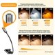 thumbnail image 4 of Gritin Luz de Lectura Recargable de 9 LED para Leer en la Cama - Cuidado de los Ojos 3 Temperaturas de Color, Brillo de Atenuación Continua, 80 Horas de Funcionamiento, Pequeña y Ligera Luz de, 4 of 9