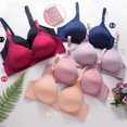 thumbnail image 5 of qolati Nursing Bras for Women Soft Wireless Push Up Lift Bustier Everyday Bras with Adjustable Straps Comfortable Seamless Stretch Full-Coverages Wirefree Bras, 5 of 5