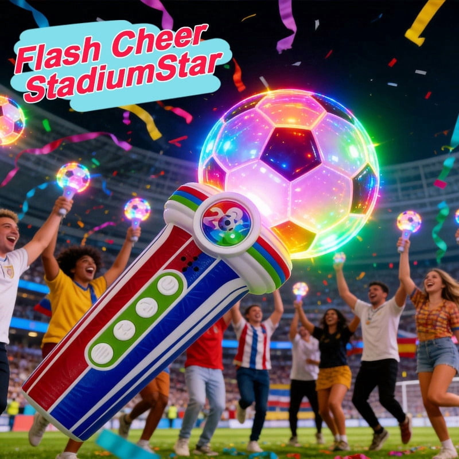 Recordable Megaphone Speaker Device, Portable Voice Amplifier Cheering Tool Device, Handheld Recording Playback Announcement Tool, Stadium Event Competition Sound Projection Equipment