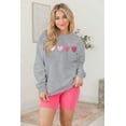 thumbnail image 4 of MOUSYA Valentines Shirts for Women Valentine Heart Sweatshirt Valentines Day Shirt Vintage Pullover Tops, 4 of 10