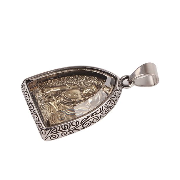 Joyería de acero inoxidable, colgante de Buda, colgante de collar de Buda con corte de arco, colgante de Buda, rendimiento de primer nivel Jadeshay A