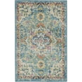 thumbnail image 6 of Nourison Passion Bohemian Ivory/Light Blue 1'10" x 2'10" Area Rug, (2x3), 6 of 7