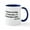 White/Navy Inside, variant on CafePress - Pierre Bourdieu Quote Sociology Mugs - 11 oz Ceramic Mug - Novelty Coffee Tea Cup