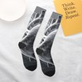 thumbnail image 4 of Daiia Sports Socks Heart Illustration Printed Novelty Crew Socks for Men Women Knee High Socks Cotton Socks Soft & Breathable Support Unisex Socks, 4 of 9