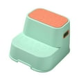 thumbnail image 5 of JWQFBC Double up Toddlers Step Stool Anti Slip Lightweight Step Stool for Bathroom Sink green, 5 of 9
