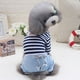 thumbnail image 3 of Ropa para mascotas Otoño e invierno Ropa para pantalones de cuatro patas para mascotas Ropa para mascotas de una pieza 1181, 3 of 6