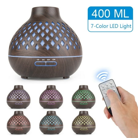 

Humidifiers for Bedroom 50% off Clearance! Wood Grain Essential Oil Aromatherapy Machine Household Colorful Essential Oil Humidifier Water Refill Instrument