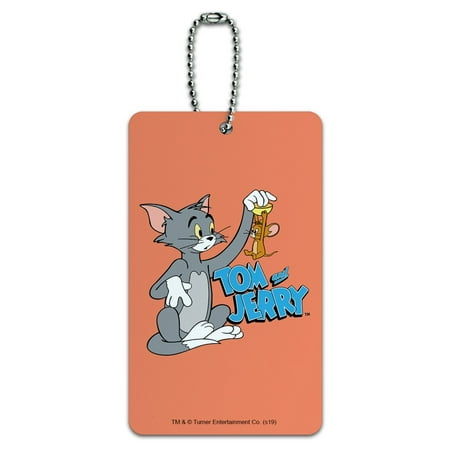 Tom and Jerry Best Friends Luggage Card Suitcase Carry-On ID