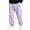 Light Purple #284, variant on Men's Jogger Sweatpants Drawstring Elastic Waist Casual Relaxed Fit Athletic Solid Color Lounge Trousers with Pockets