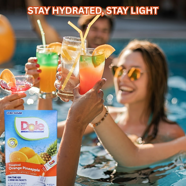 Dole Zero Sugar Tropical Orange Pineapple Powdered Drink Mix